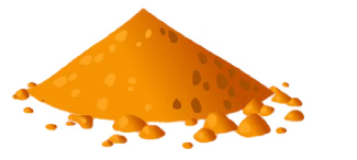 Illustration of a mound of soil