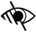 Visually impaired icon