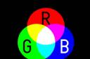 Showing how Red - Green - And Blue circles intersect to create colors and white at its center